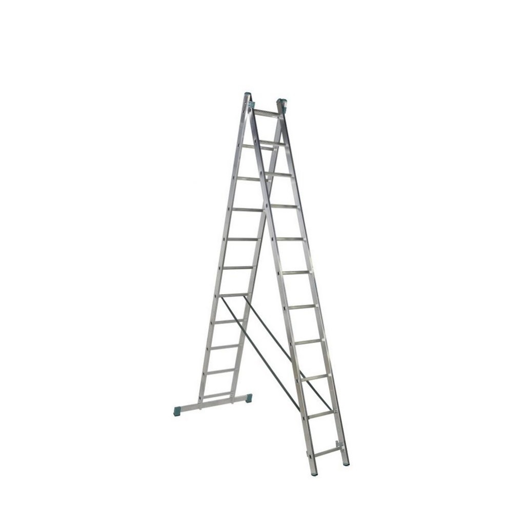 21264_scara-al-un-2d-11pr-5-13-m-7511-eurostyl.jpg Scara Aluminiu 7511 2 tronsoane 2x11 trepte - imagine 1