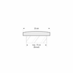 Capac Interval Roma-royal 50x25-4 Smoke - imagine 2