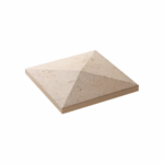Capac Stalp Gard Roma 40x40-6 Smoke - imagine 3