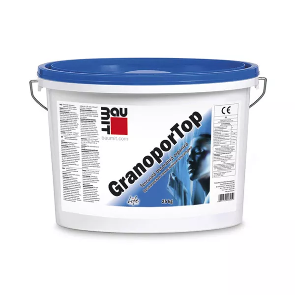 Tencuiala-decorativa-organica-Baumit-GranoporTop-25-kg-culori-deschise-si-medii.webp Tencuiala Decorativa Granoportop 25kg - imagine 1