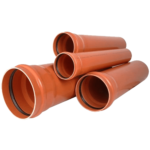 Teava Pvc 110 Orange Sn2 1m