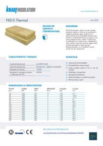 Vata Fatada Knauf FKD-S  15X60X100- 1.2MP - imagine 2